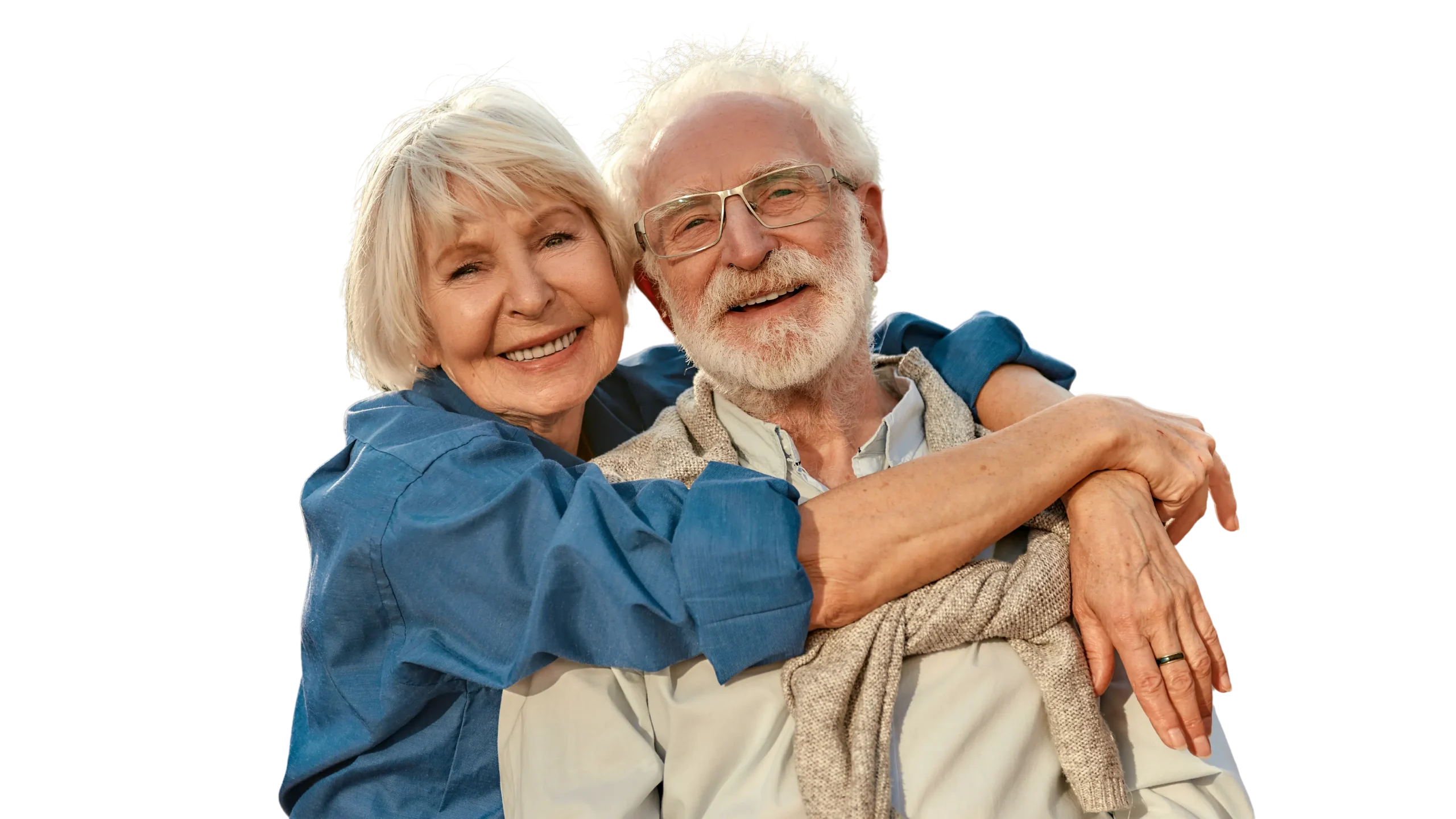 Lakeside smile cheerful senior smiling with dentures, Teeth whitening